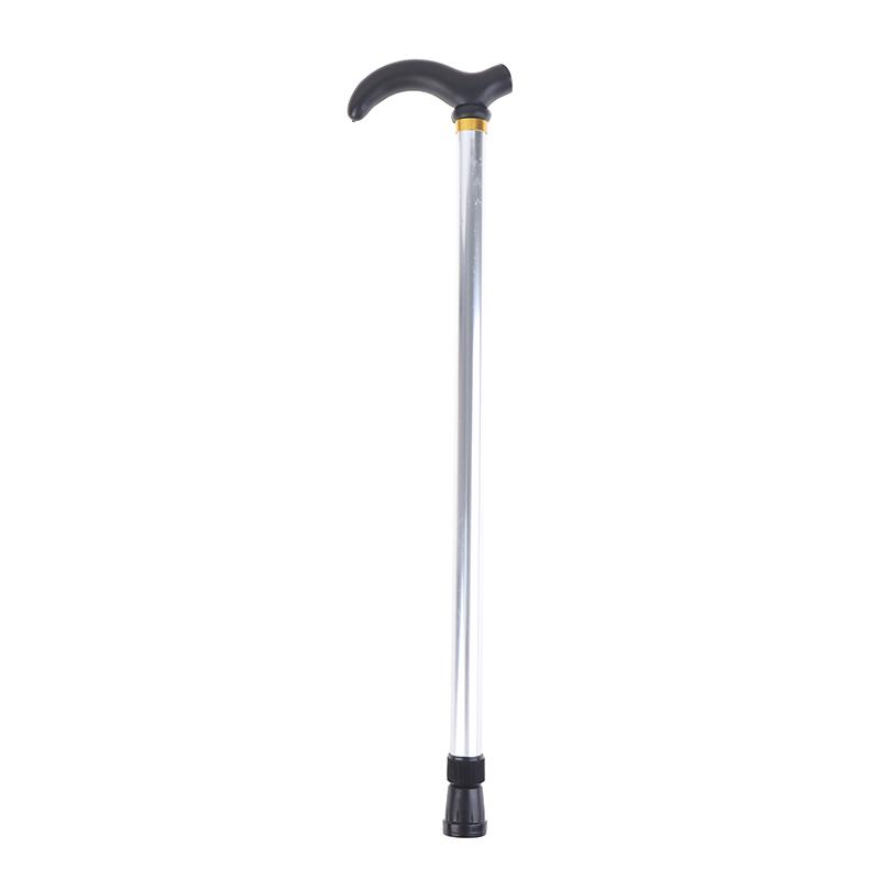 Adjustable Walking Stick 2 Section Stable Anti-Skid Crutch Old Man Hiking Cane