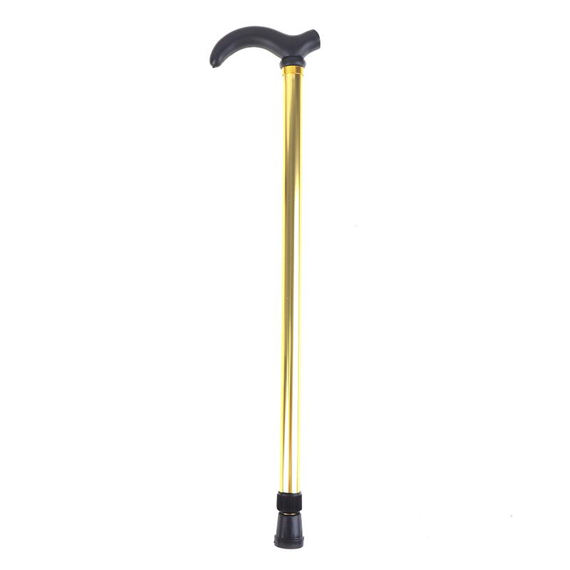 Adjustable Walking Stick 2 Section Stable Anti-Skid Crutch Old Man Hiking Cane