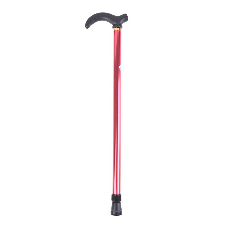 Adjustable Walking Stick 2 Section Stable Anti-Skid Crutch Old Man Hiking Cane