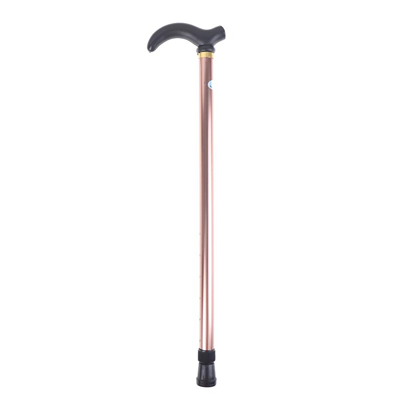 Adjustable Walking Stick 2 Section Stable Anti-Skid Crutch Old Man Hiking Cane