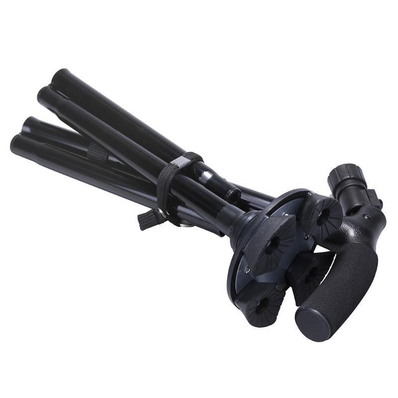 Outdoor Camping Stick with Elder LED Light Folding Telescopic Trekking Poles Hiking Cane Walking Stick Hiking Accessories