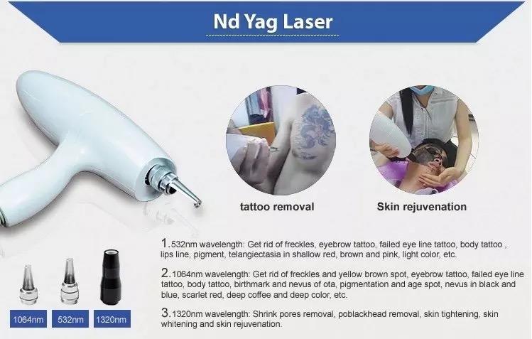 4 In 1 ND YAG Laser Machine SHR OPT IPL Elight Hair Removal Device Tattoo Removal Beauty Machine