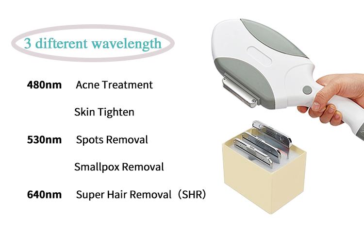 Professional Double Screen 3 In 1 IPL Hair Removal Machine Tattoo Removal Skin Rejuvenation E-light Epilator With RF