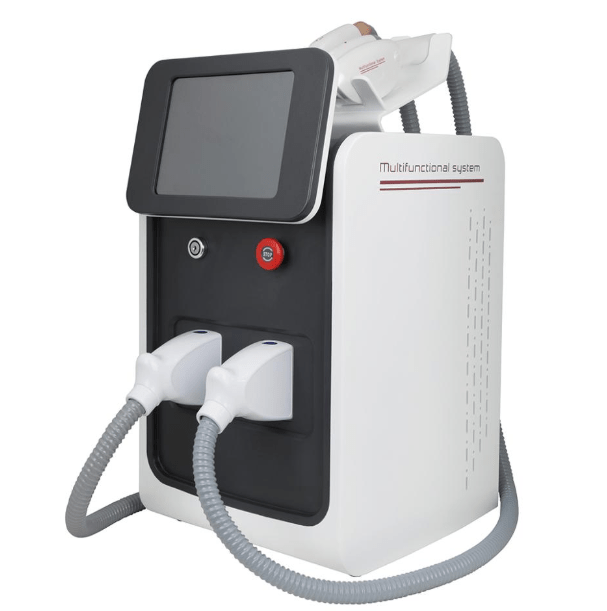 2022 Professional 3 in 1 OPT + IPL + Rf + Nd YAG Permanent Laser Tattoo Removal Facial Rejuvenation Rejuvenation Laser Hair Remo
