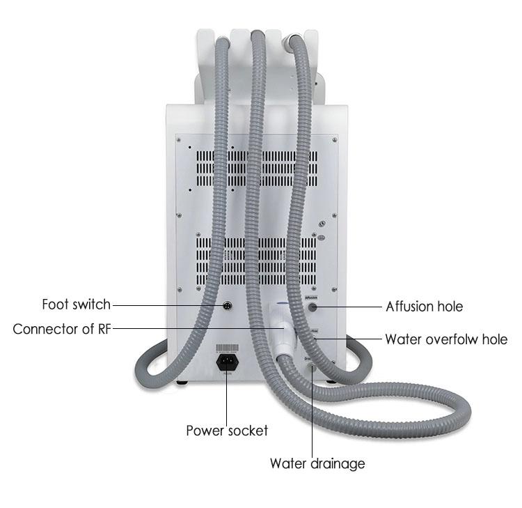 2022 Professional 3 in 1 OPT + IPL + Rf + Nd YAG Permanent Laser Tattoo Removal Facial Rejuvenation Rejuvenation Laser Hair Remo