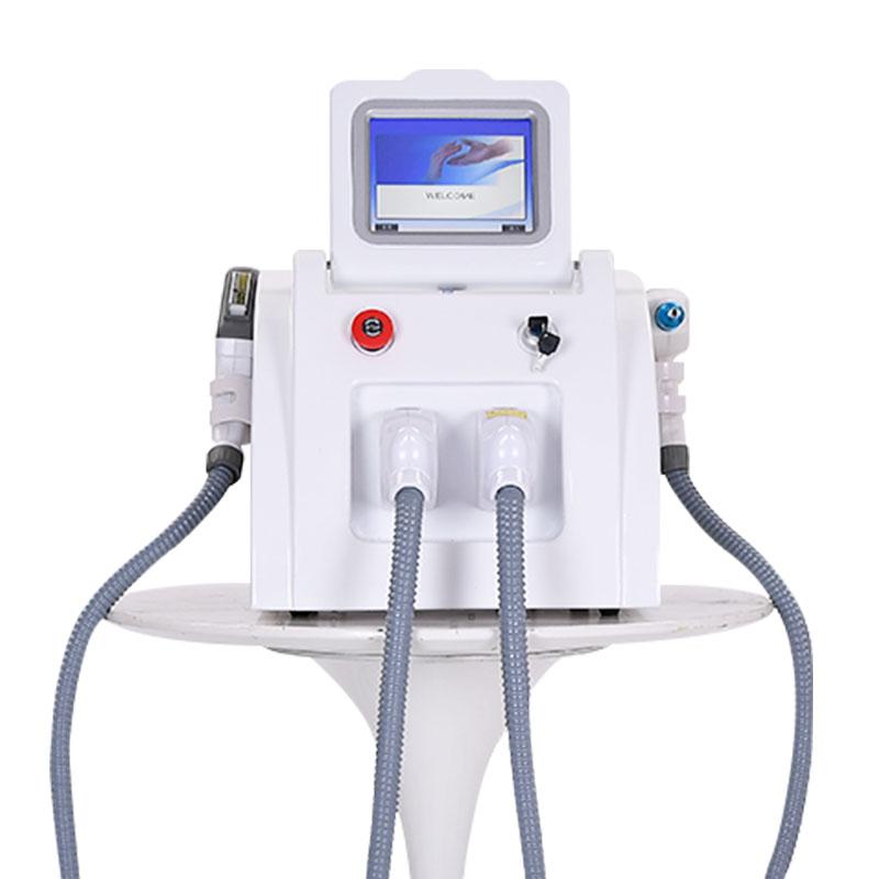 2 in 1 IPL Laser Hair Tatoo Removal Machine Nd Yag Laser Machine with laser beam Portable Multifunction Beauty Machine