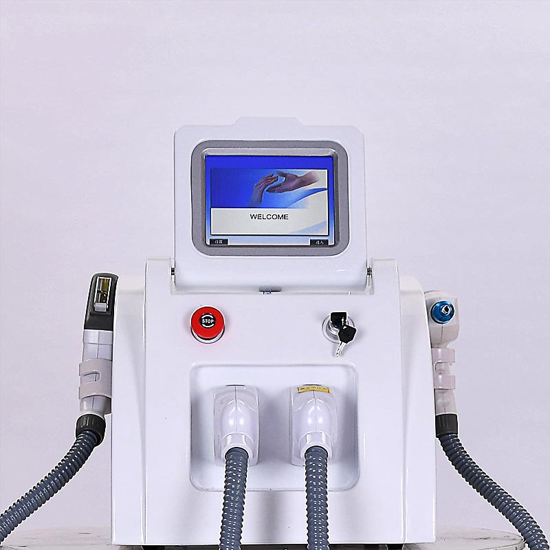 2022Best selling CE certified 2 in 1 multifunctional carbon hair removal machine OPT + RF + ND-YAG tattoo remover