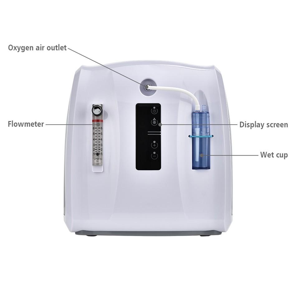 AUPORO 1-6L/Min Oxygen Making Machine Oxygen Concentrator For Home Travel Use Air Purifiers 220/110V