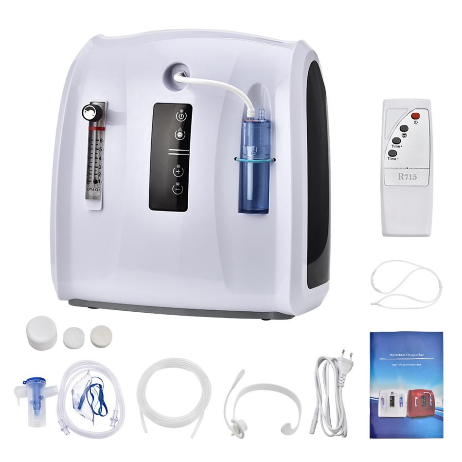 AUPORO 1-6L/Min Oxygen Making Machine Oxygen Concentrator For Home Travel Use Air Purifiers 220/110V