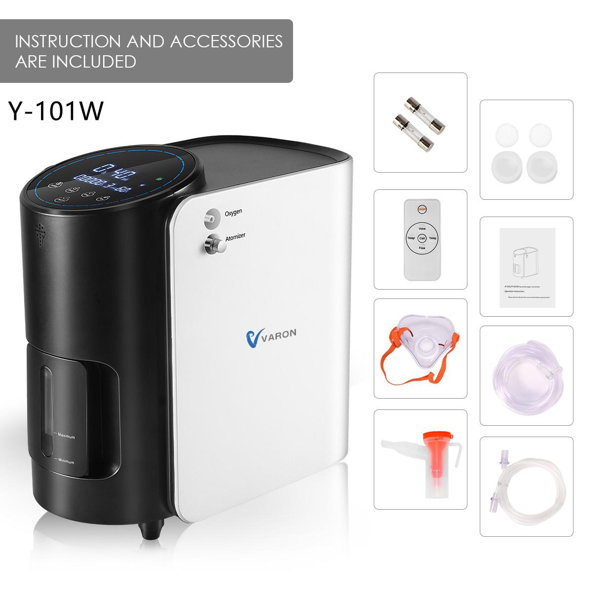 AUPORO 1-6L/Min Oxygen Making Machine Oxygen Concentrator For Home Travel Use Air Purifiers 220/110V