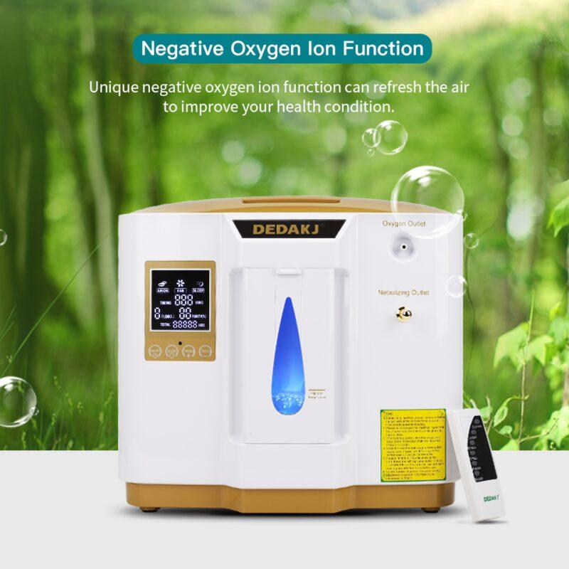 Oxygen Generator Portable Oxygen Concentrators Nebulizer 93% Concentration Household Anion Function Oxygen Machine - Image 2