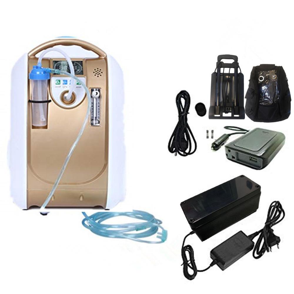 DORKA Battery Oxygen Machine 24 hours Continuous Househoud Oxygen Bar Portable Concentrator Generator for outside oxygen