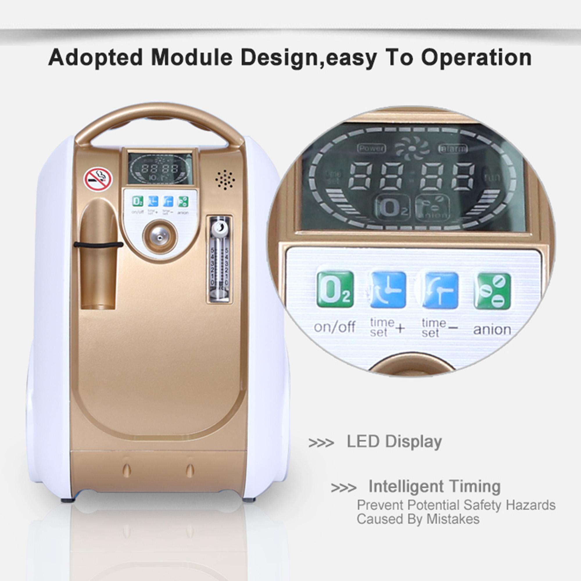 Oxygen Machine 24 hours Continuous Household Oxygen Bar Portable Concentrator Generator For Outside Oxygen