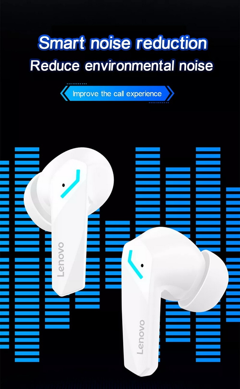 Original Lenovo GM2 Pro 5.3 Earphone Bluetooth Wireless Earbuds Low Latency Headphones HD Call Dual Mode Gaming Headset With Mic