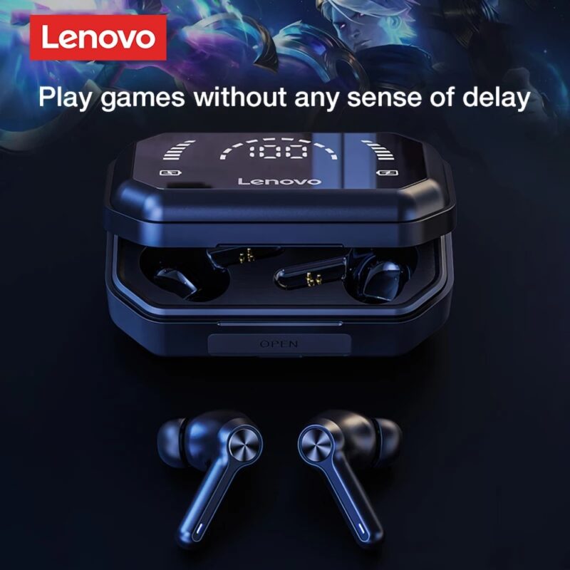 Lenovo LP3 Pro Earphones TWS Bluetooth 5.0 Wireless HIFI Music Headset Display 1200mAh Battery Headphones Earbuds Gaming - Image 4