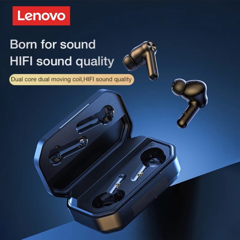 Lenovo LP3 Pro Earphones TWS Bluetooth 5.0 Wireless HIFI Music Headset Display 1200mAh Battery Headphones Earbuds Gaming - Image 2