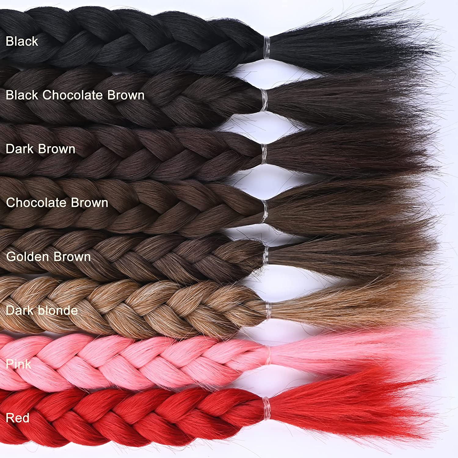 Shangzi Synthetic Braided Ponytail Extensions Long Pony Tail with Hair Tie Rubber Band Hair Blonde 28Inch Heat-Resistant