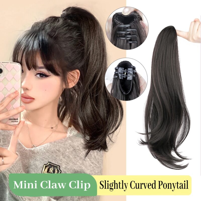 Long Curly Claw Clip Ponytail Braid Hair Extensions Long Curly Hair Natural Curly Hair Tail Pony Tail For Women