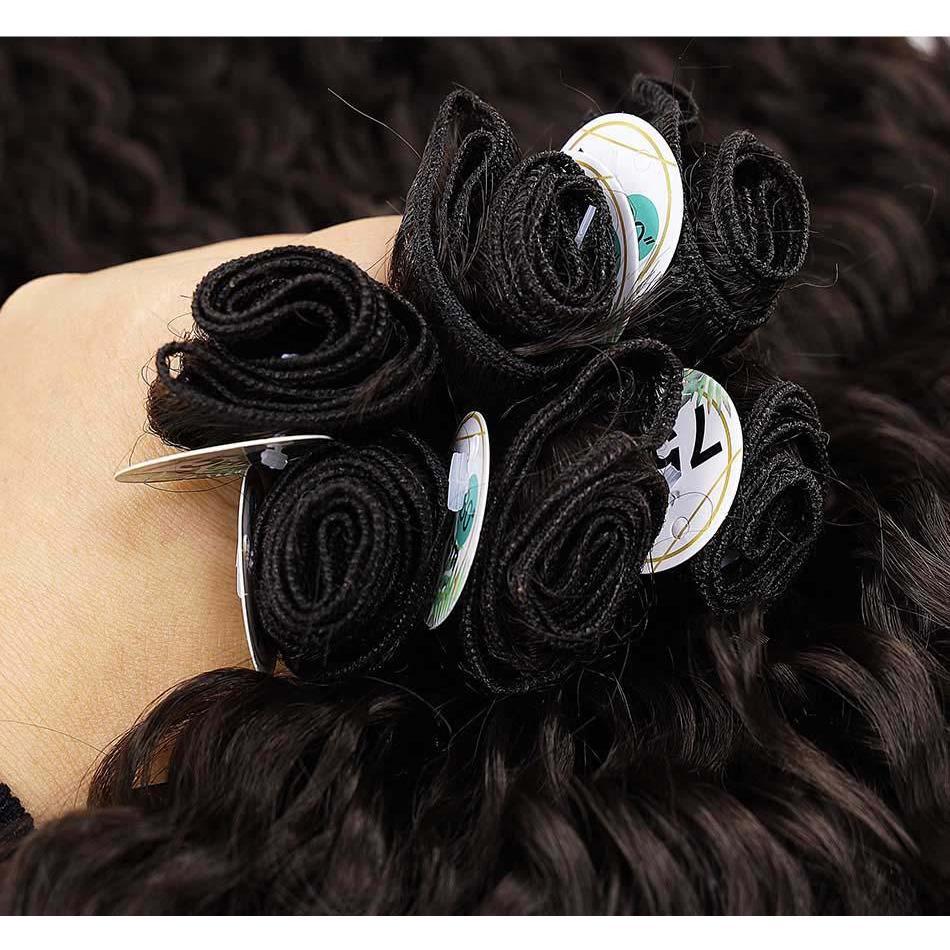 Synthetic Curly Hair Bundles Water Wave Hair Weave Anjo Plus Organic Ice Silk Hair Extensions High Quality Weaving YAKI BEAUTY