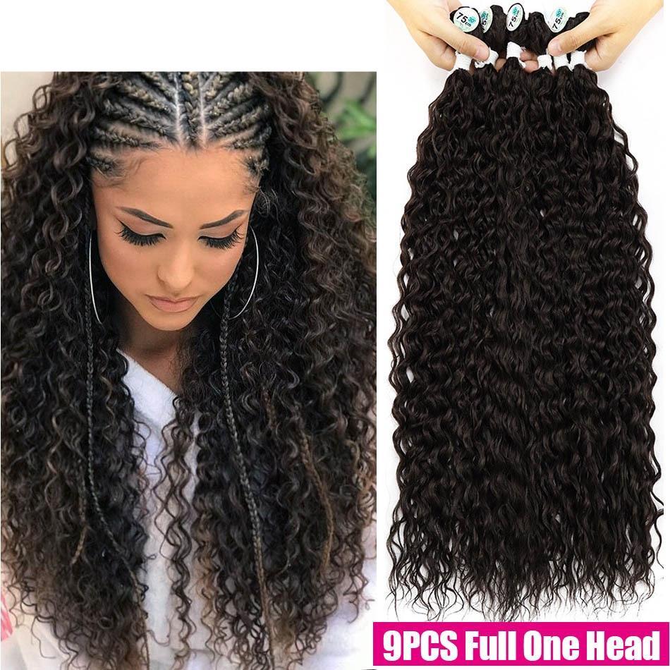 Curly Hair Bundles Water Wave Hair Weave Plus Organic Ice Silk Hair Extensions High Quality Weaving