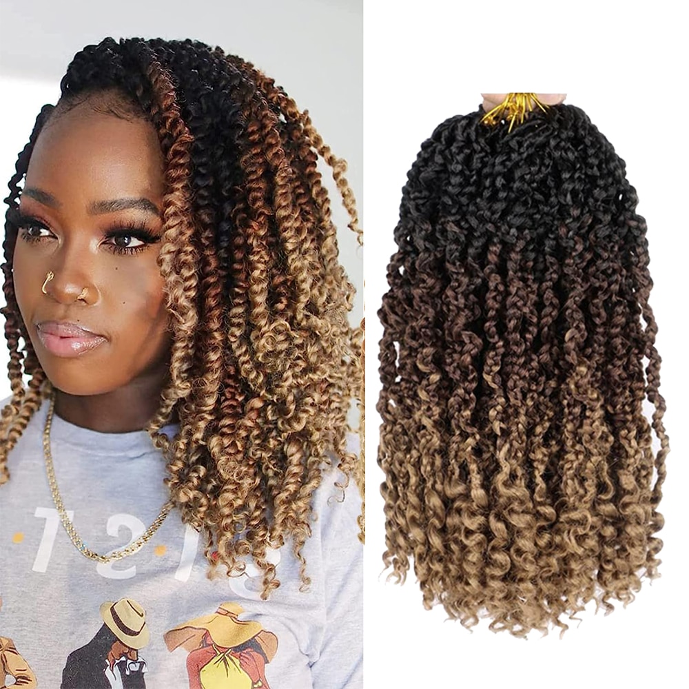 Goddess Box Braids Crochet Hair with Curly Ends Synthetic Wavy