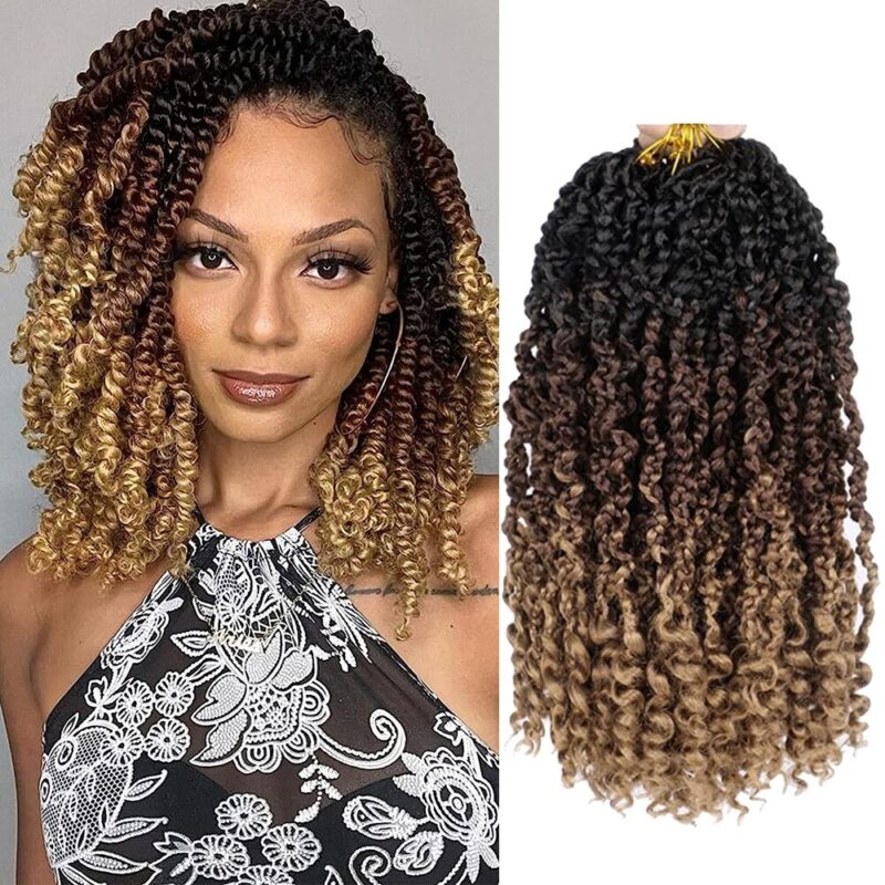 Goddess Box Braids Crochet Hair with Curly Ends Synthetic Wavy