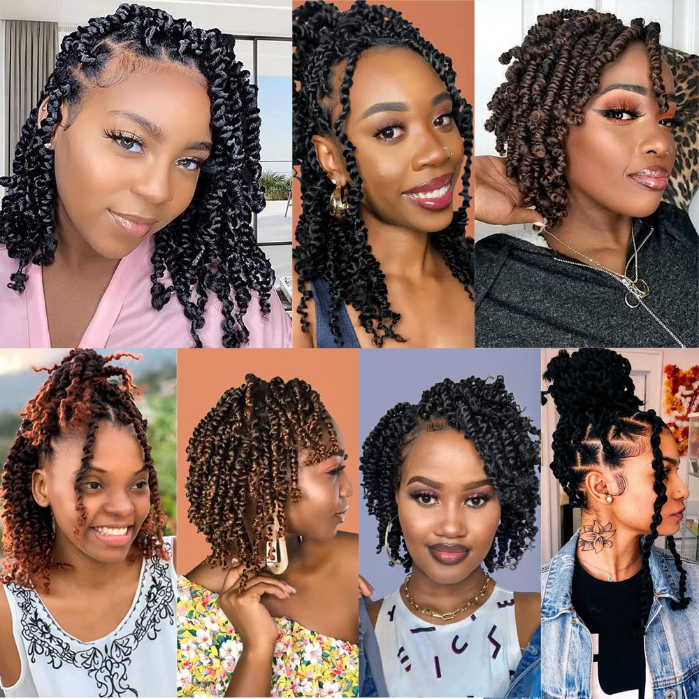 Twist Hair 18 Inch Crochet Hair Pretwisted Crochet Braids For Black Women Goddess Bohemian Extensions