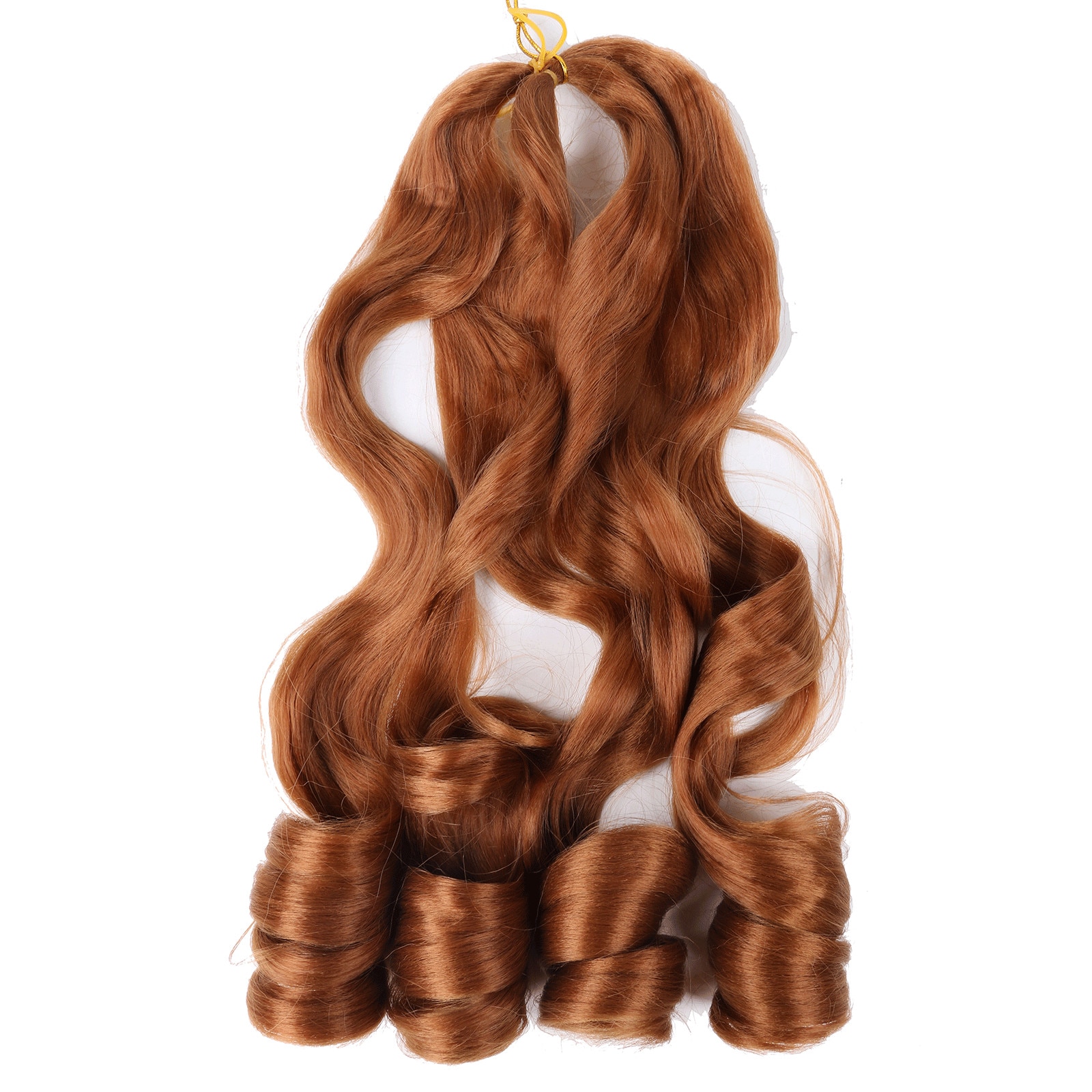 Curly Braiding Hair Loose Wave French Curls Silky Synthetic Hair Extensions 16 Inch 22 Inch