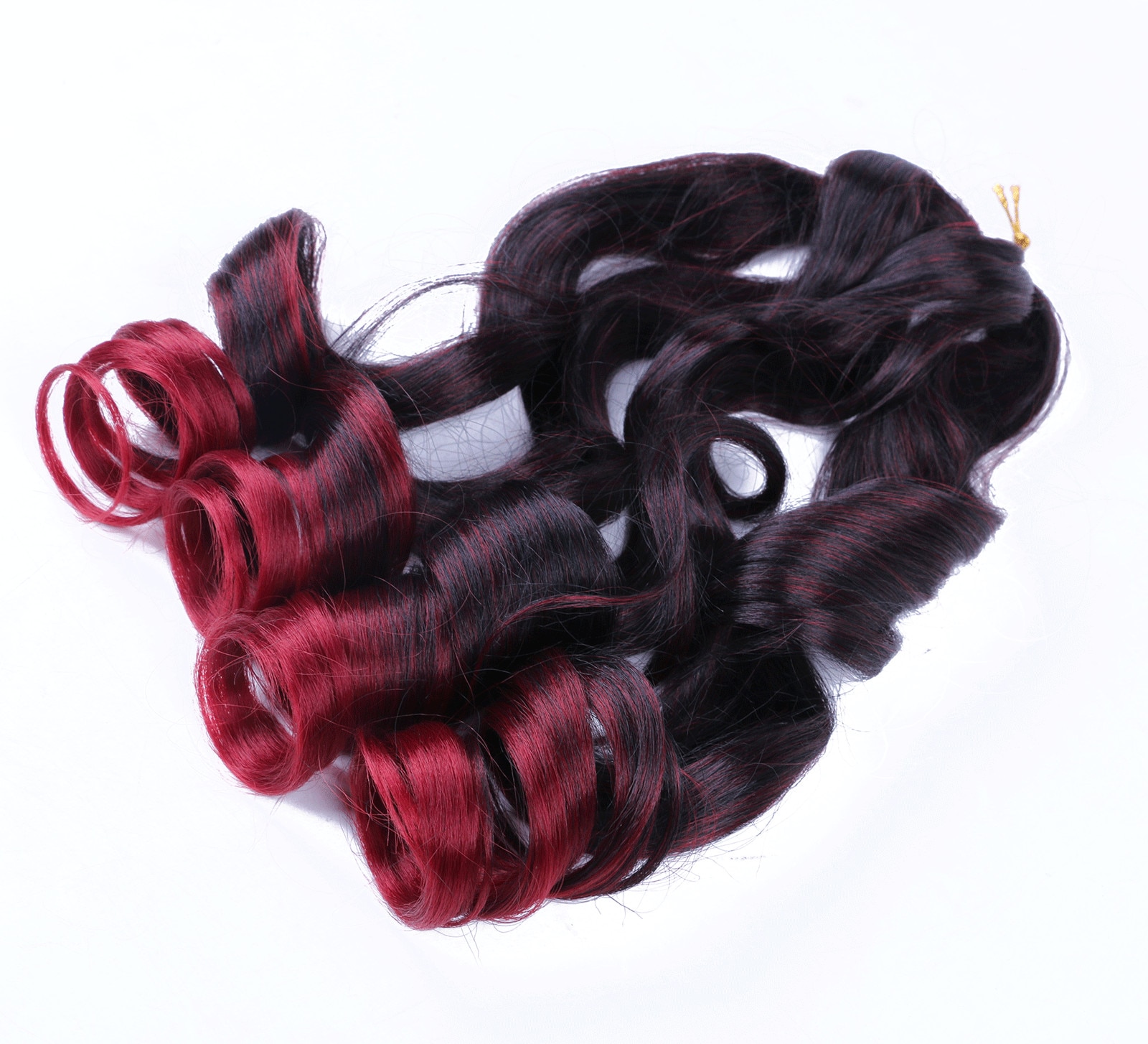 French Curly Braiding Hair 16 Inch Loose Wave Braiding Hair Pre Stretched Synthetic Hair Extensions