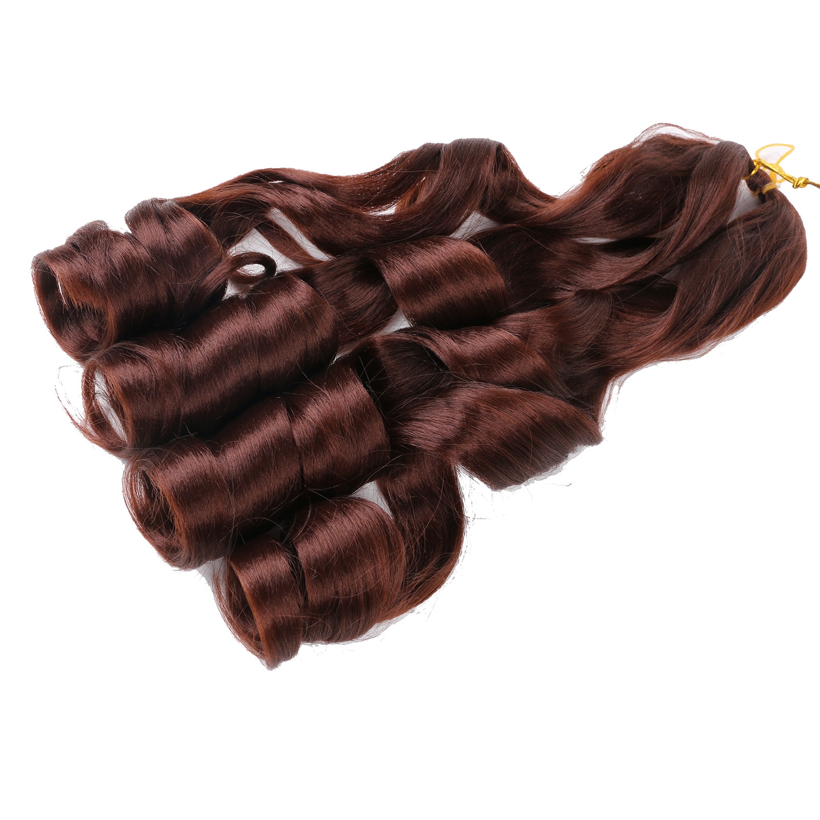 French Curly Braiding Hair 16 Inch Loose Wave Braiding Hair Pre Stretched Synthetic Hair Extensions