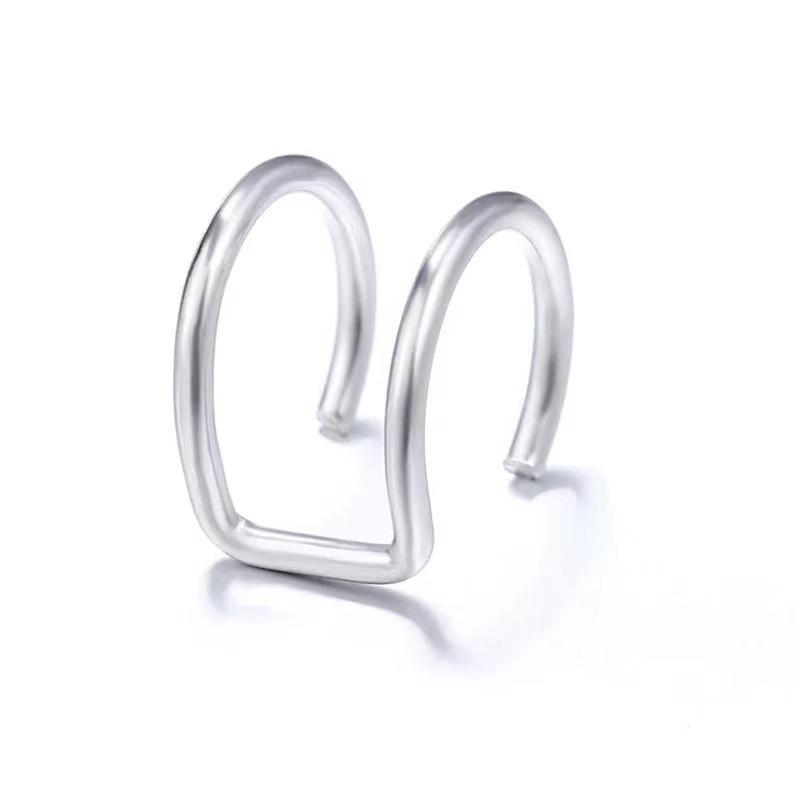 1/12pcs Metal Hair Rings Beads Cuffs Tube Charms Dreadlock Dread Hair Braid Non-Piercing Ear Clip Beard Jewelry Hair Accessories