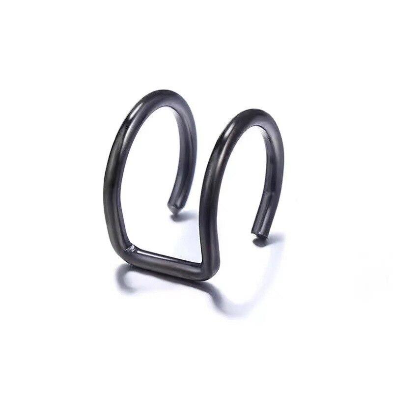 1/12pcs Metal Hair Rings Beads Cuffs Tube Charms Dreadlock Dread Hair Braid Non-Piercing Ear Clip Beard Jewelry Hair Accessories