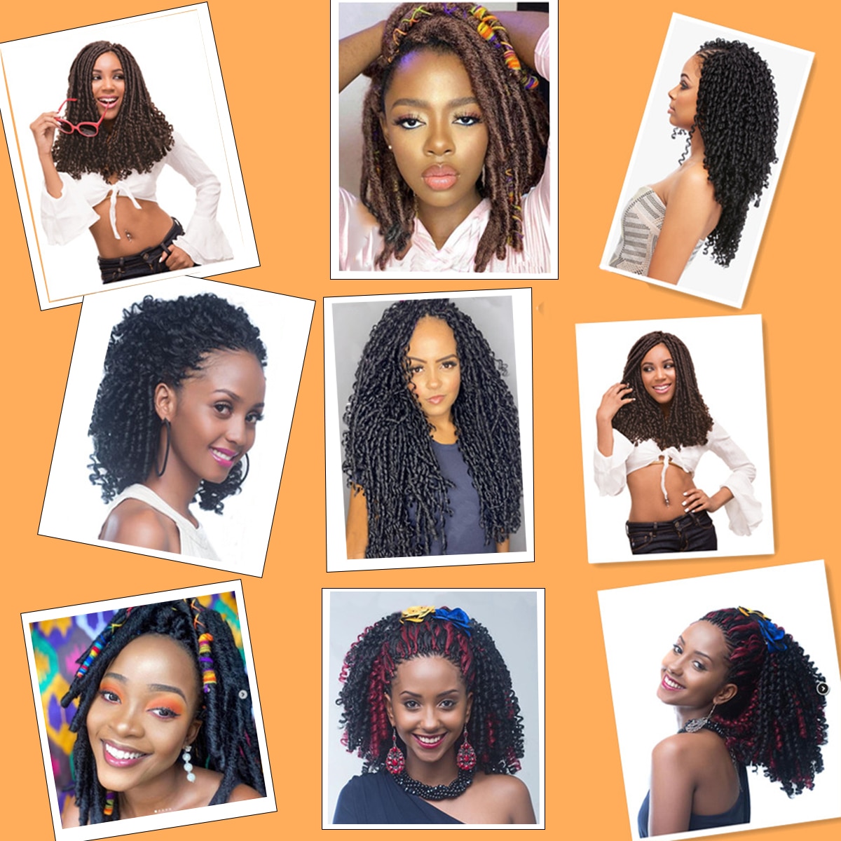 Synthetic Braiding Hair Extensions 14inch Soft Faux Locs Crochet Braids Hair Afro Hair Styles Dreadlocks Hair Extensions Black