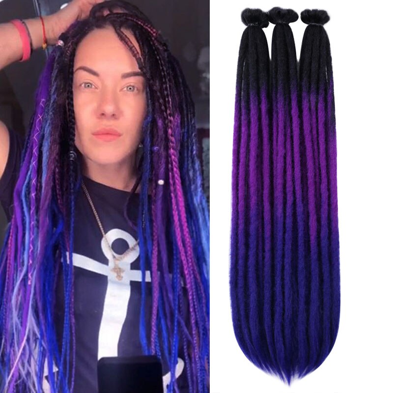 bllack purple blue