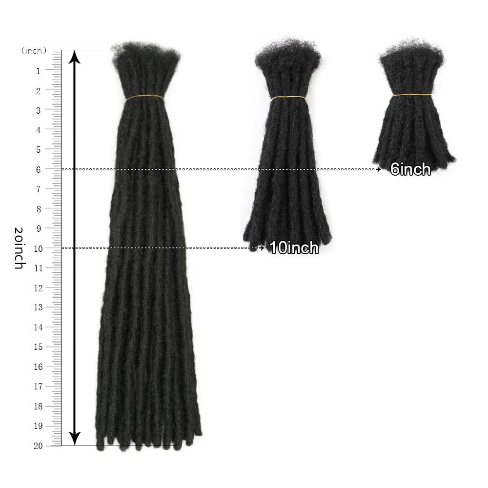 Genuine Dreadlocks Synthetic Handmade Pure Color wigs Reggae Crochet Extension Hair Braids For Black Women or Men Hair Expo