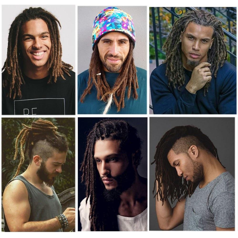 Genuine Dreadlocks Synthetic Handmade Pure Color wigs Reggae Crochet Extension Hair Braids For Black Women or Men Hair Expo