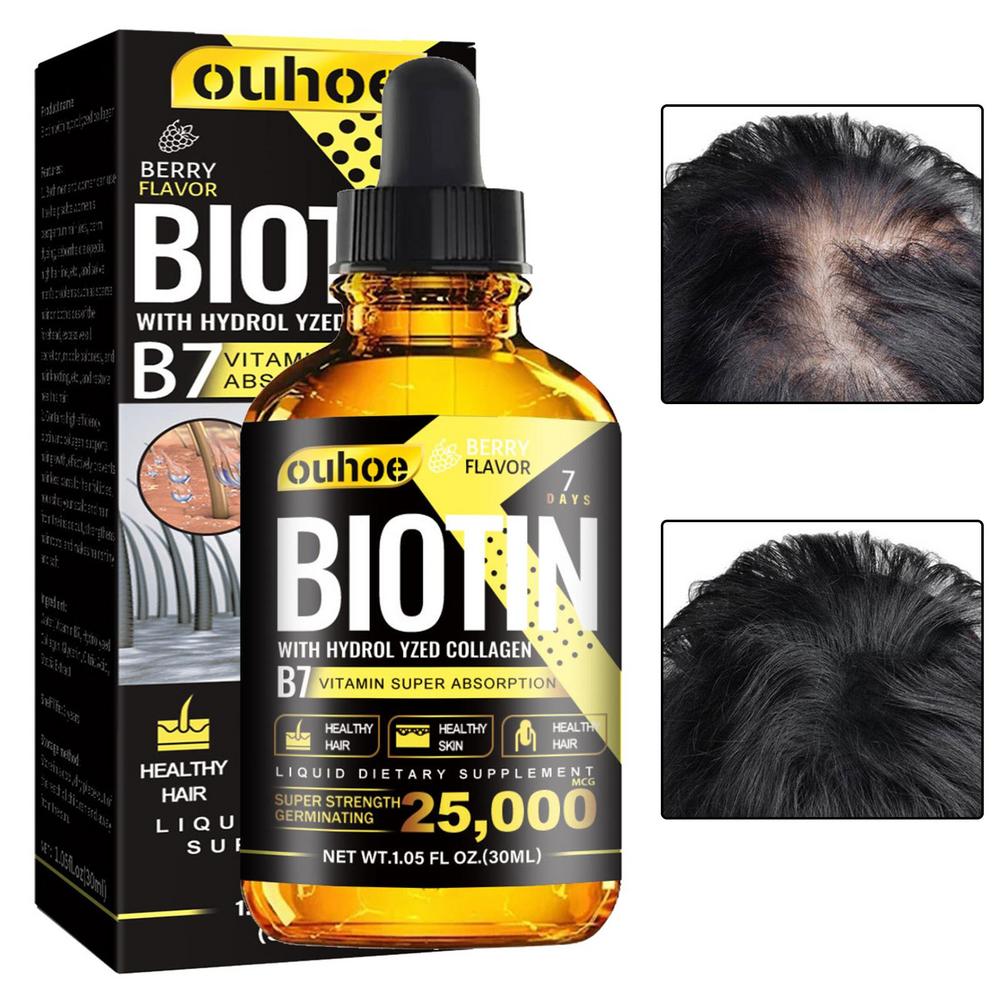 Biotin Hair Oils For Hair Growth Anti-Breakage Hair Growth And Collagen For Natural Hair Growth Anti Hair Loss