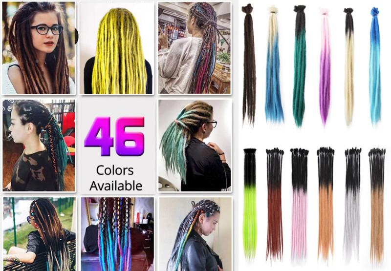 Dreadlocks Crochet Braids Hair Extension 5Pcs/Pack - Image 5