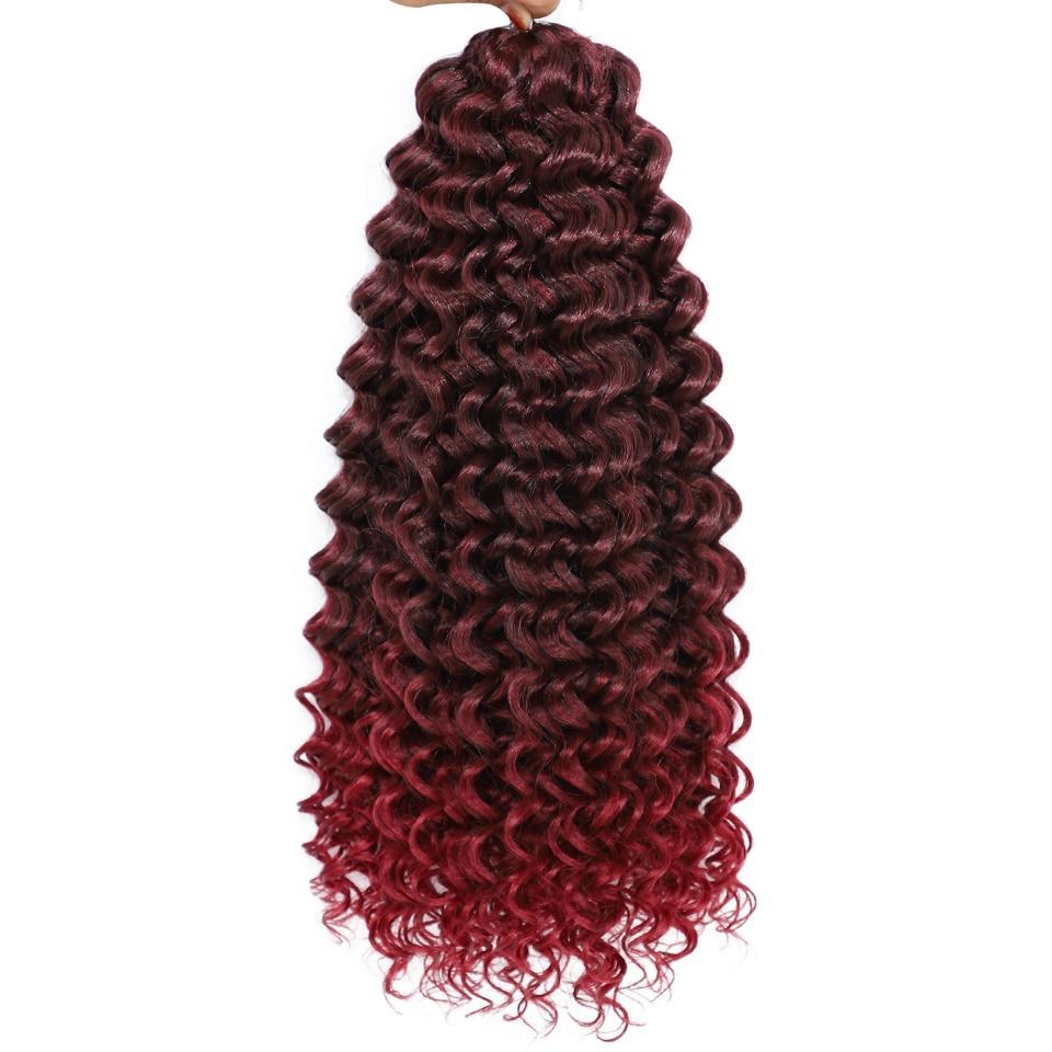 22inch Marshmallow Afro Curl Crochet Hair SyntheticTwist Braid Kinky Curly Braiding Hair Extensions Ombre Blonde For Black Women