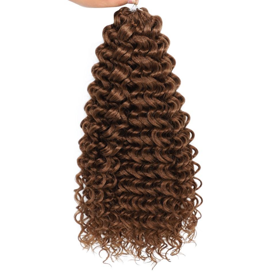 22inch Marshmallow Afro Curl Crochet Hair SyntheticTwist Braid Kinky Curly Braiding Hair Extensions Ombre Blonde For Black Women