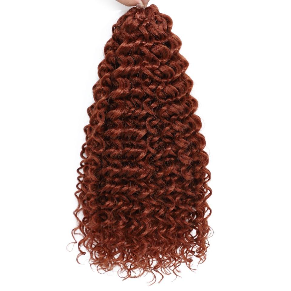 22inch Marshmallow Afro Curl Crochet Hair SyntheticTwist Braid Kinky Curly Braiding Hair Extensions Ombre Blonde For Black Women