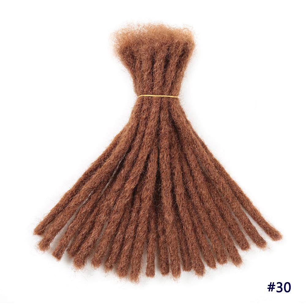 Genuine Dreadlocks Synthetic Handmade Pure Color wigs Reggae Crochet Extension Hair Braids For Black Women or Men Hair Expo