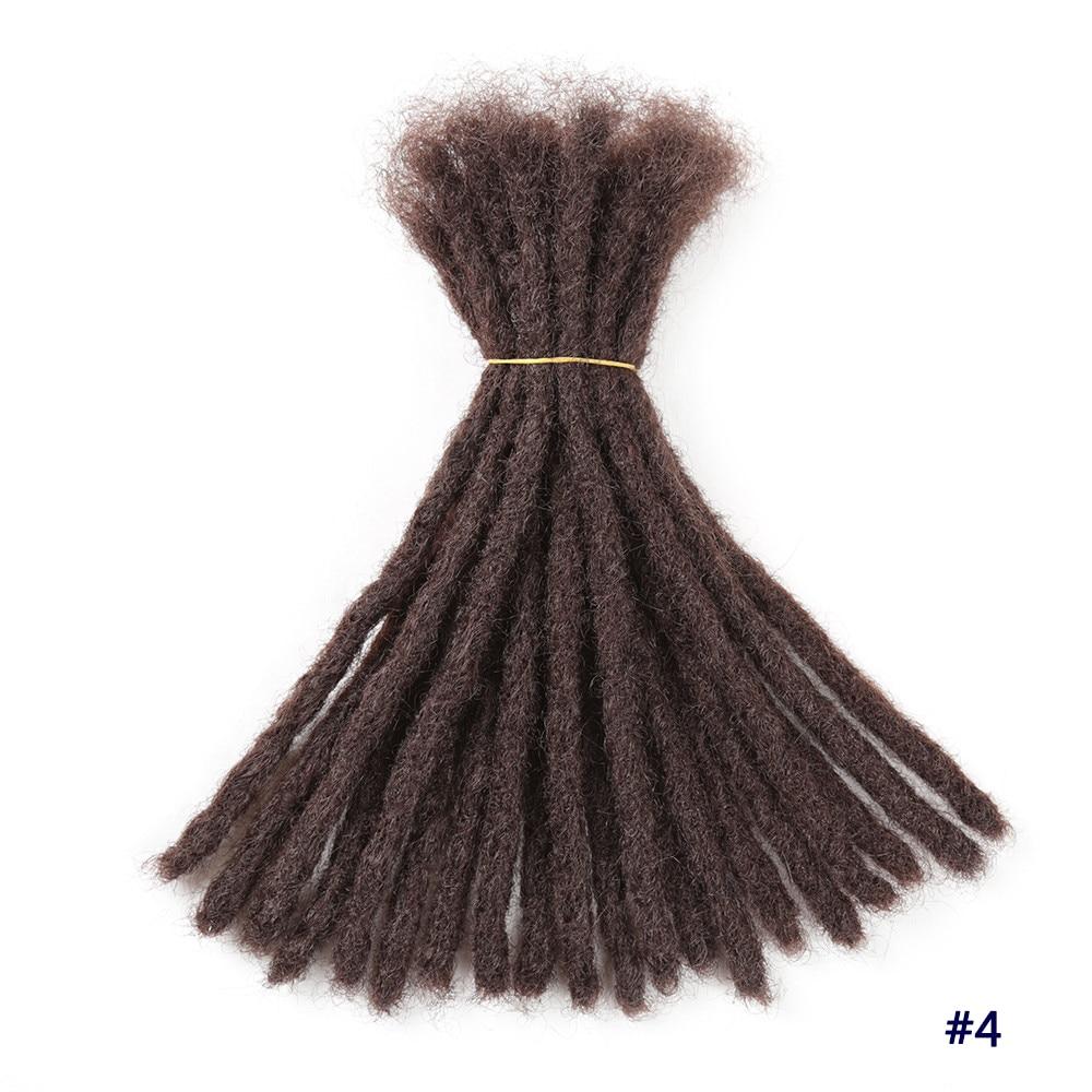 Genuine Dreadlocks Synthetic Handmade Pure Color wigs Reggae Crochet Extension Hair Braids For Black Women or Men Hair Expo
