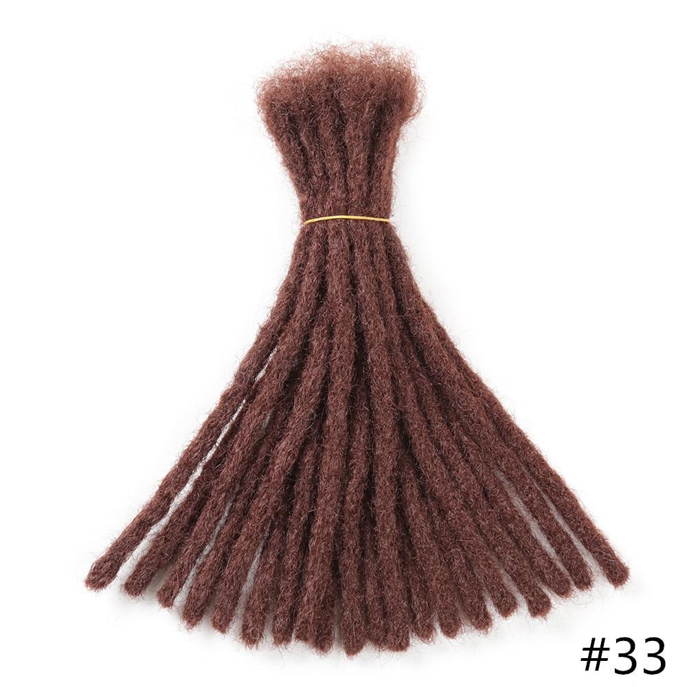 Genuine Dreadlocks Synthetic Handmade Pure Color wigs Reggae Crochet Extension Hair Braids For Black Women or Men Hair Expo