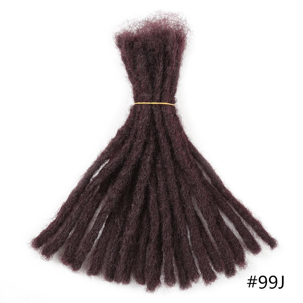 Genuine Dreadlocks Synthetic Handmade Pure Color wigs Reggae Crochet Extension Hair Braids For Black Women or Men Hair Expo