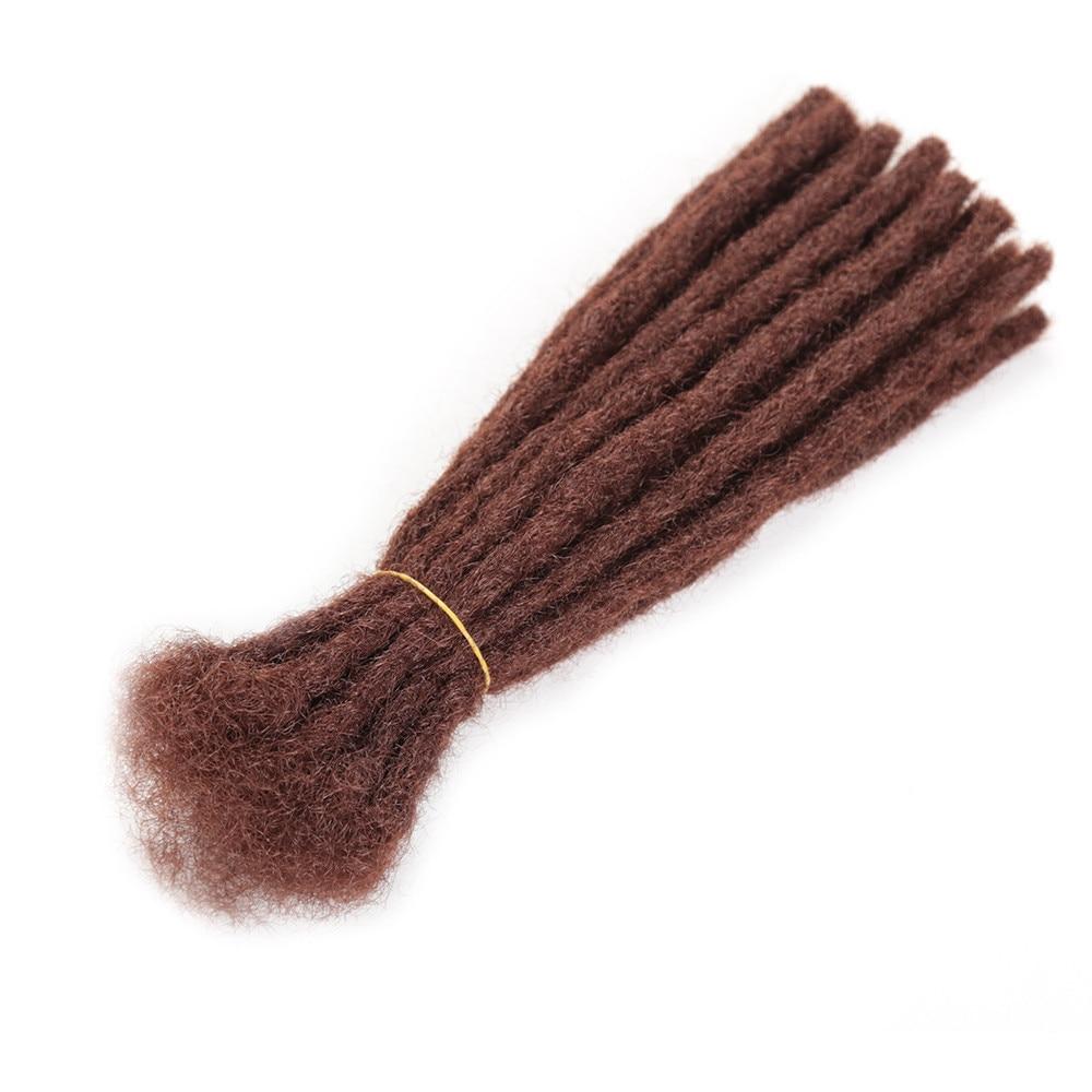 Genuine Dreadlocks Synthetic Handmade Pure Color wigs Reggae Crochet Extension Hair Braids For Black Women or Men Hair Expo