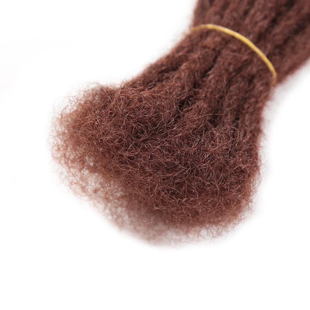 Genuine Dreadlocks Synthetic Handmade Pure Color wigs Reggae Crochet Extension Hair Braids For Black Women or Men Hair Expo