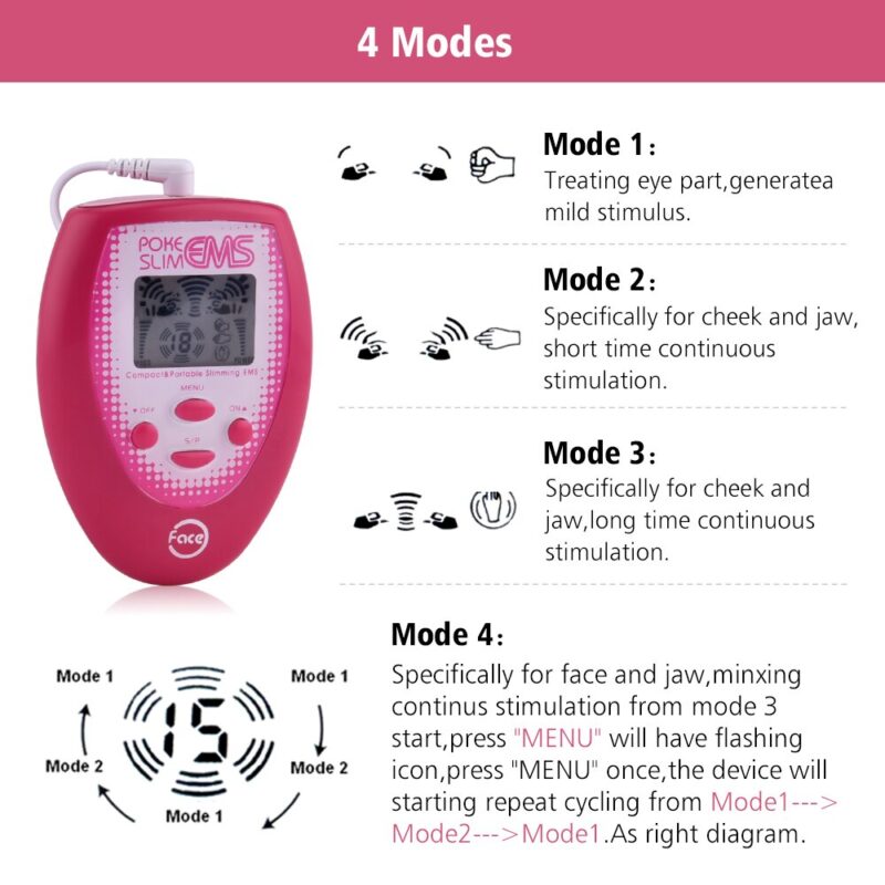 Electric Massager V Face Slimming Facial Muscle Stimulation Relaxation Device Double Chin Lift up belt - Image 3