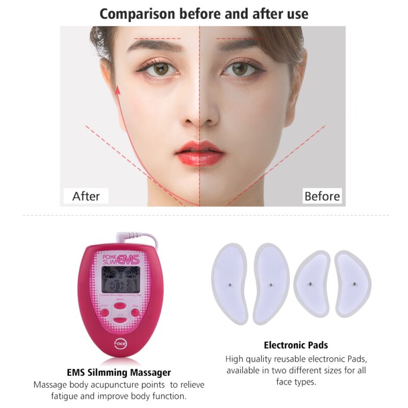 Electric Massager V Face Slimming Facial Muscle Stimulation Relaxation Device Double Chin Lift up belt - Image 4