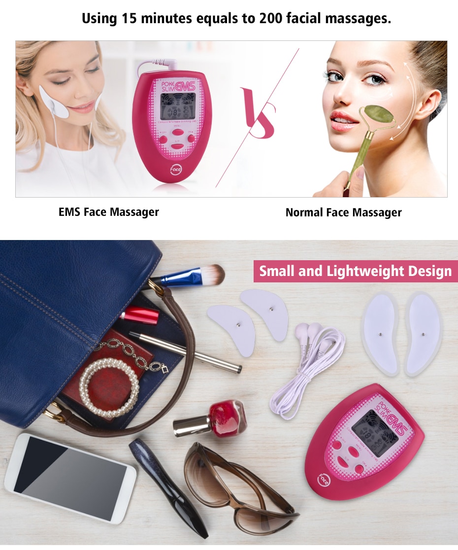 Electric Facial Massager V shape Face Lift Devices Double Chin Lift up belt EMS Microcurrent Face Slimming Vibration Device